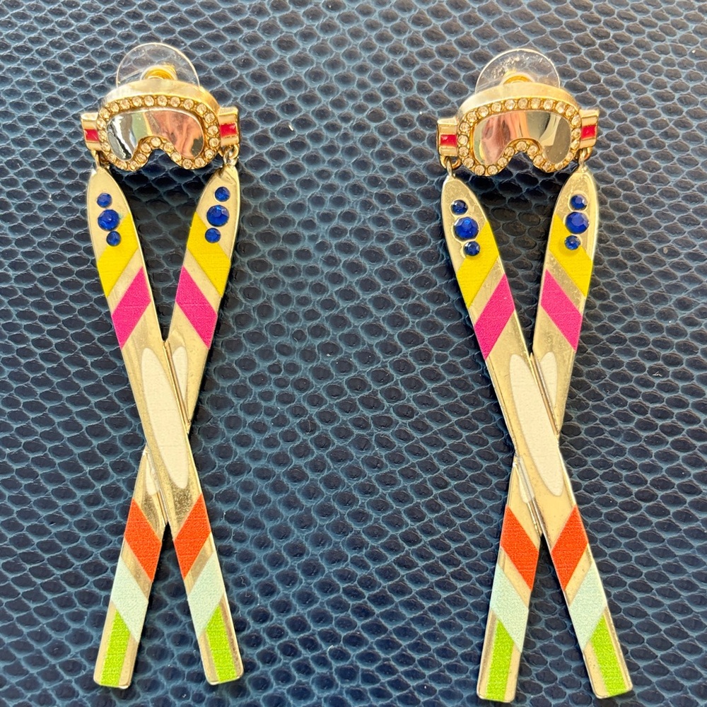 Ski Earrings